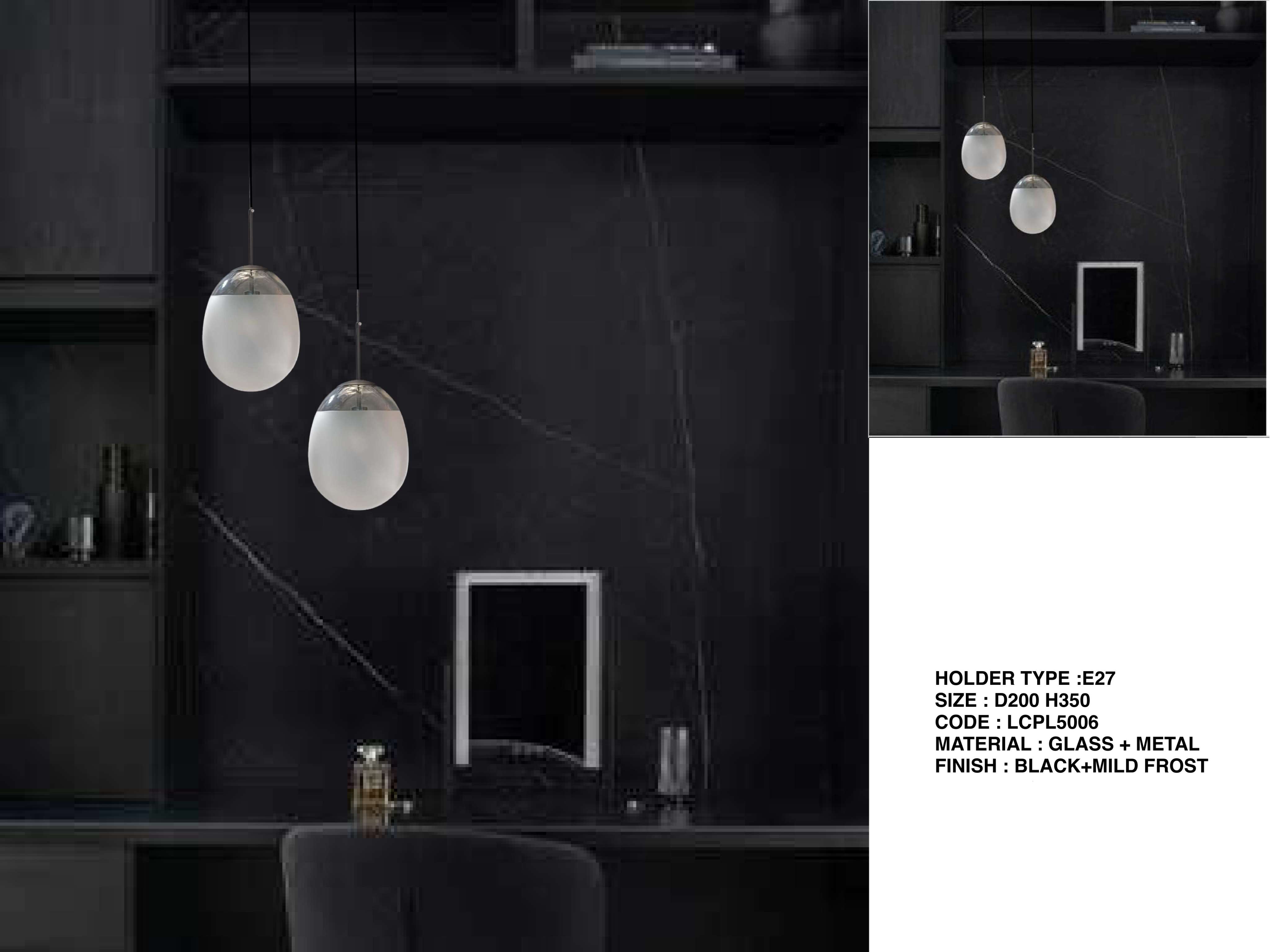 Beyond Lights - Glass Pendant Light- LCHL